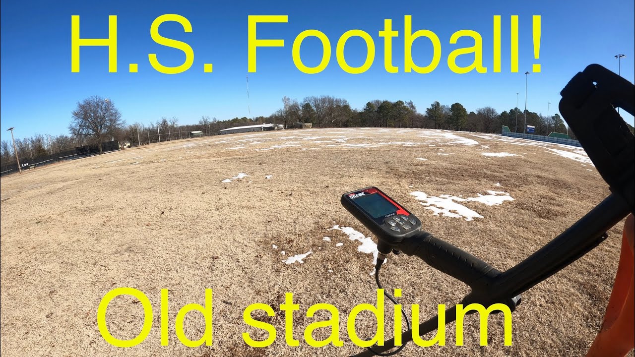Old high school football stadium hunt with the Nokta Triple Score