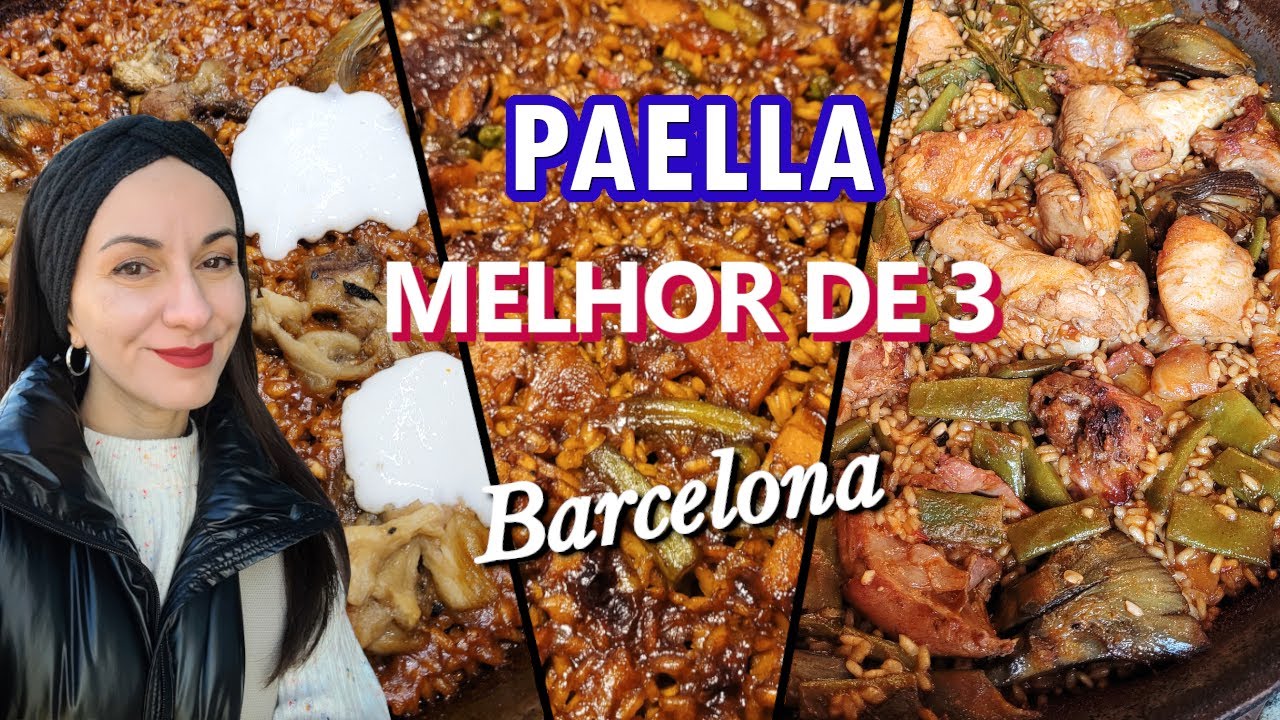 As melhores PAELLAS de BARCELONA│MELHOR de TRÊS