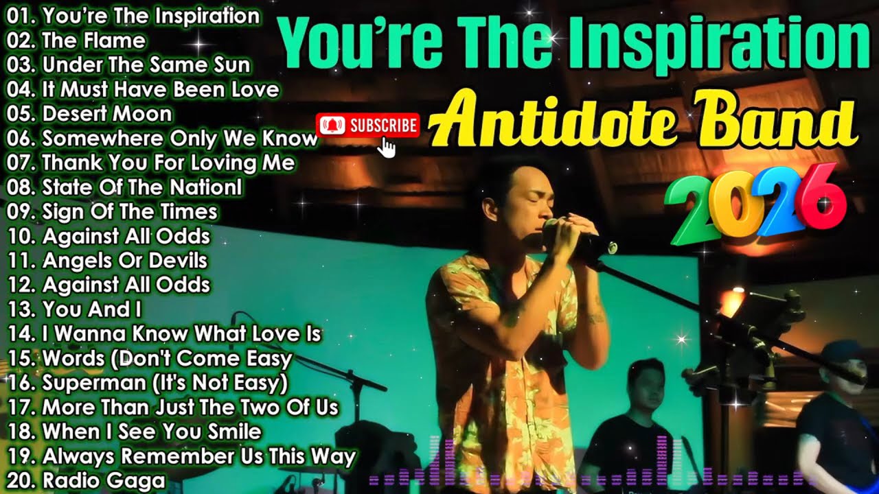 Antidote Band Cover Hits Songs Medley Nonstop 2026 - OPM Cover Playlist Songs 2025 - 2026