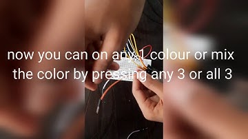 Controling RGB led with keypad