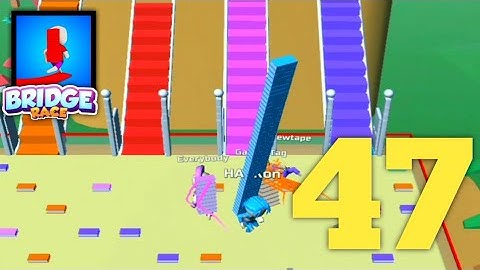 BRIDGE RACE LEVEL 47 | GAMEPLAY WALKTHROUGH (ANDROID & IOS) #shorts