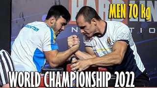 Men 70 kg RIGHT - World Armwrestling Championship 2022