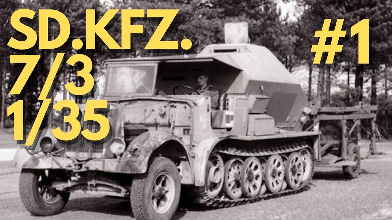 ▶️ Partie 1 // Montage Sd.Kfz 7/3 Trumpeter 1/35