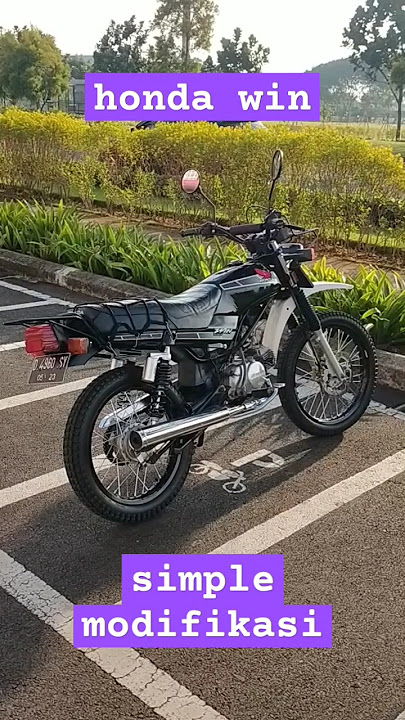 Honda Win | Modifikasi Simple #hondawin #hondawin100 #modifikasimotor #motortua