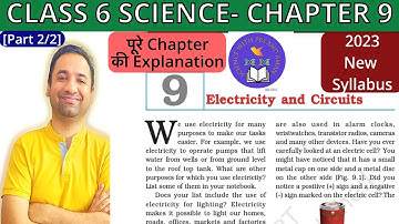 Electricity and Circuits Full Chapter Class 6 Science 2023-NCERT Science Class 6 Chapter 9 [Part2/2]