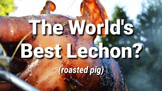 The World's Best Lechon (Roasted Pig) - Rico's lechon Food Review
