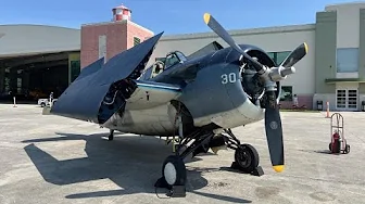 Grumman FM-2 Wildcat  Flight Demo at Military Aviation Museum in Virginia Beach VA July-05-2025