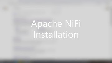 Apache NiFi : Windows Installation