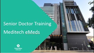 Senior Doctor Training - Meditech eMeds screenshot 4