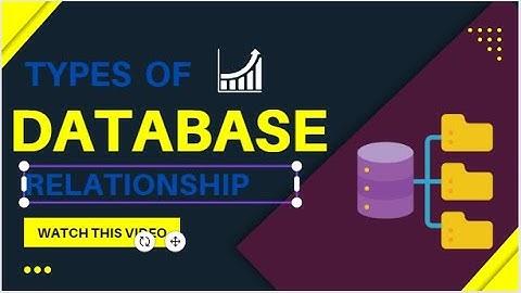 Types Relationship in Database hindi urdu   2nd year computer chapter 03   Prof  Waqar