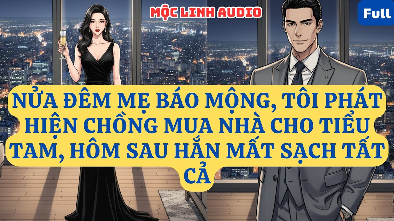 NỬA ĐÊM MẸ BÁO MỘNG, TÔI PHÁT HIỆN CHỒNG MUA NHÀ CHO TIỂU TAM, HÔM SAU HẮN MẤT SẠCH TẤT CẢ  |AT776