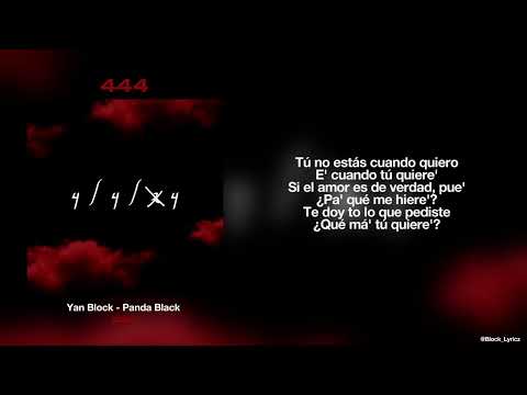 Letra // 444 - Yan Block