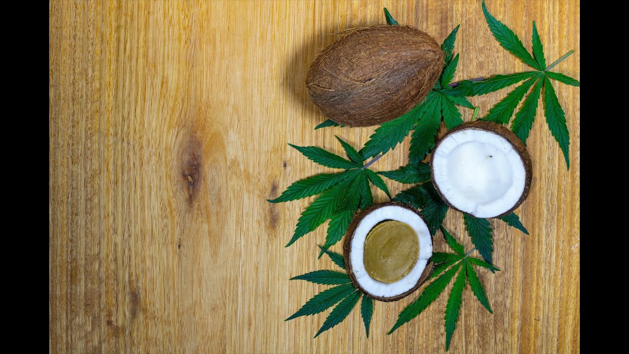 Aceite de coco cannábico / Cannabis coconut oil - STOP MOTION