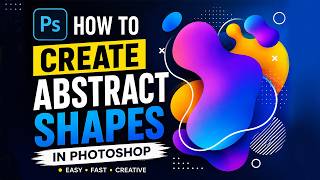 How to Create Abstract Shapes in Photoshop (Easy Modern Shape Design Tutorial)