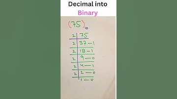 Decimal to Binary in Seconds! | Easy Math Trick 🔥 #maths #decimal #binarynumbersystem #education