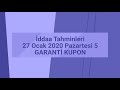 24 ocak perşembe iddaa tahminleri tahmin maç programı taktikleri formülleri kazanma yolları yöntem