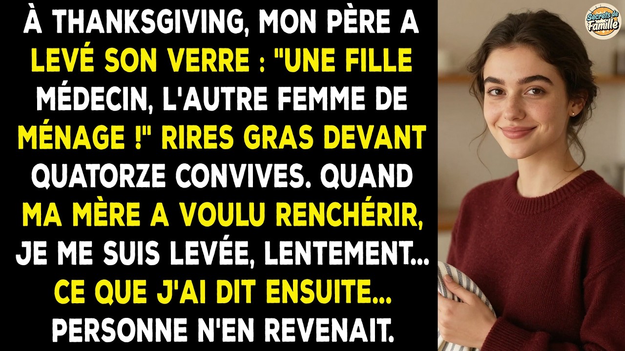 Mes parents m'ont présenté comme 'La femme de ménage' à Thanksgiving - un invité connaissait mon...