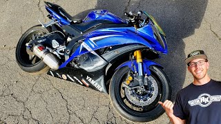 Rebuilding a Wrecked 2009 Yamaha R6 (Pt.1 Disassembly)