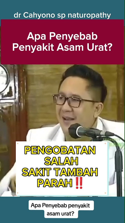 JADI INI PENYEBAB ASAM URAT SEBENARNYA‼️ #bandarlampung #asamurat #doktercahyo # #edukasikesehatan
