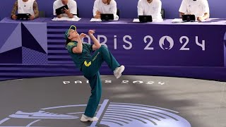 Raygun, Break Dancer, Rachael Gunn, A CROWD FAVORITE, a recap of the performance Paris Olympics 2024