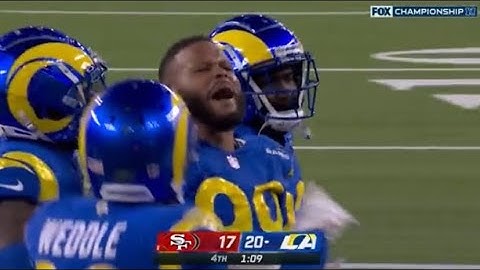 JIMMY G THROWS INTERCEPTION; RAMS ADVANCE TO SUPER BOWL🤯 | NFL Playoffs 2022