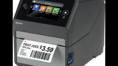 SATO CT4-LX High Volume Desktop Label Printer