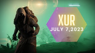 Where is Xur Today - Xur Location & Loot - July 7, 2023