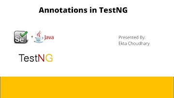 Create & Run First TestNG Class || TestNG Annotations || Execution Sequence (Series - Part 2)