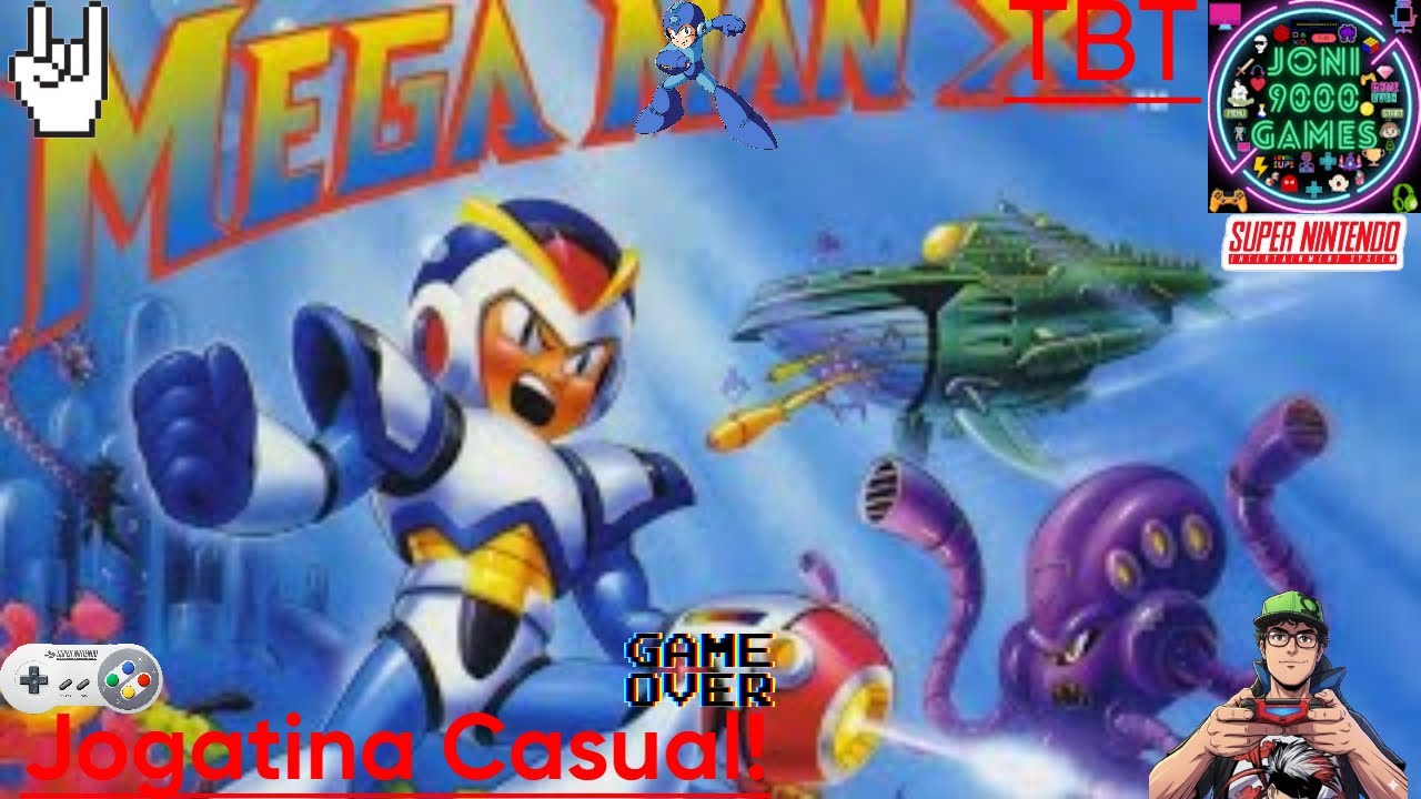 🤓🖖🔥Megaman X - A Lenda Continua -  Jogando o Game Clássico Absoluto De Ação Futurista Do SNES!🎮🕹️🤖