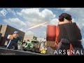 REACCIONANDO AL HALLOWEEN EN ARSENAL ROBLOX!!!