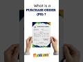 What is a Purchase Order (PO) ? | Buyer &amp; Seller Example in 51 Seconds #purchaseorder #shorts