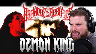 DEMON KING | BRAND OF SACRIFICE | VOCAL COACH REACTION AND ANALYSIS