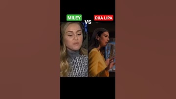 Thumbnail of MILEY CYRUS vs DUA LIPA live #shorts