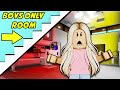 Sneaking Into A BOYS ONLY Secret Room.. (Roblox Brookhaven)
