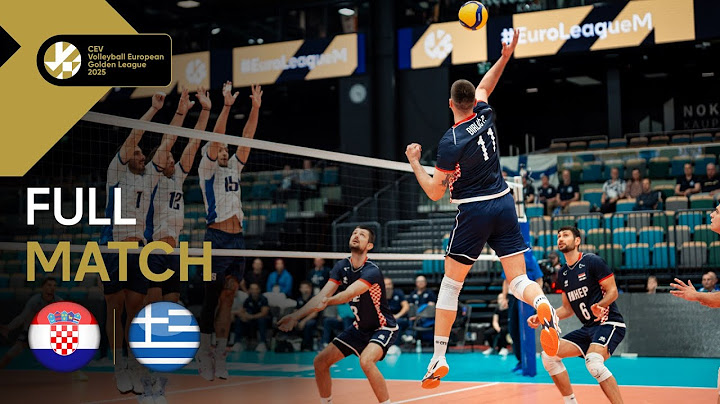 Full Match | Croatia vs. Greece - CEV Volleyball European Golden League 2025 | Men