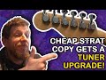 Installing Gotoh SG381 tuners on an Encore Stratocaster style guitar