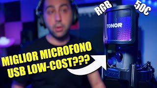 FORSE IL MIGLIOR MICROFONO USB da 50€: Tonor TC40 RGB