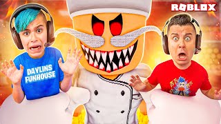 ESCAPE THE EVIL PIZZA GUY! Pappa Pizza's Pizzeria Obby ROBLOX