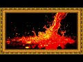 📺 Luxury Golden Frame TV Art | TV Table Painting Display | 4K TV Wallpaper 🎨✨