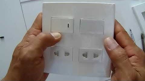 cách lắp mạch điện 1 công tắc, 1 cầu chì, 2 ổ điện