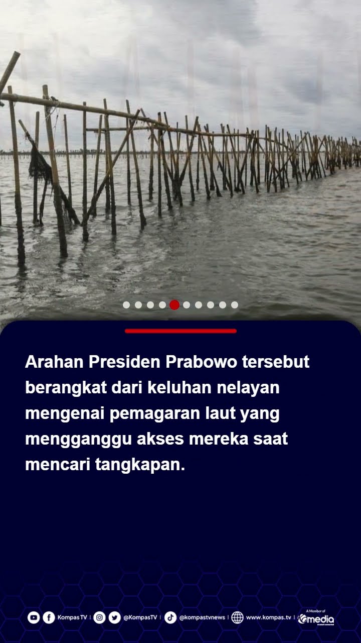 TNI AL Jalankan Perintah Prabowo, Bongkar Pagar Laut di Tangerang #pagarlaut #tnial #tangerang