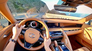 2021 Lexus LC 500 Convertible - POV California Coast Drive