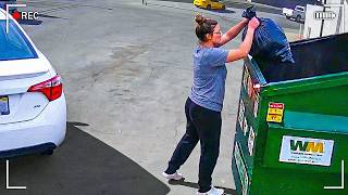 Teen Mom Dumps Son in Trash, Has No Idea CCTV Caught Her