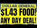 🔥FOOD FOR $1.43!! | SALES + COUPONS!! | DOLLAR GENERAL!! | ANY DAY DEAL!! | 03/24-3/30