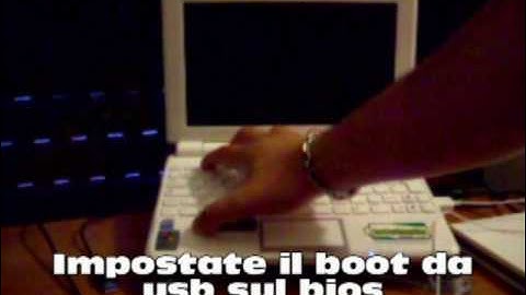 Installare Ubuntu Remix da chiavetta USB su Asus EeePC 1000he