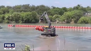 Department of Justice plans to sue Texas over floating border wall