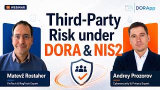 Expert Webinar on Third-Party Risk Management under DORA & NIS2