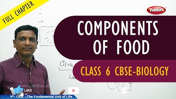 COMPONENTS OF FOOD full chapter | Biology | Class 6 | CBSE Syllabus