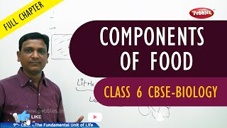 COMPONENTS OF FOOD full chapter | Biology | Class 6 | CBSE Syllabus