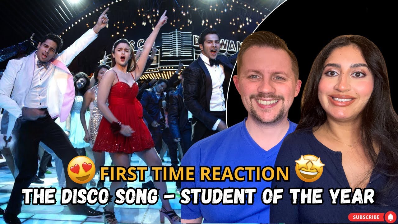 THIS WAS SO FUN !! My husband reacts to The Disco Song | First time REACTION